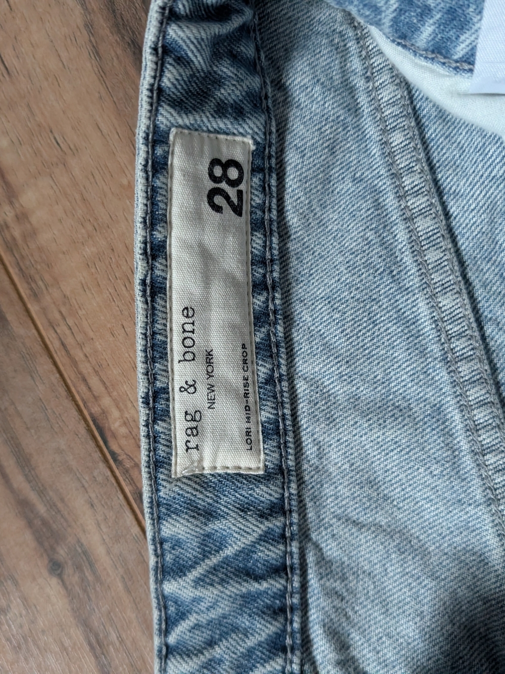 rag & bone Lori Mid Rise Crop - Picture 2 of 3